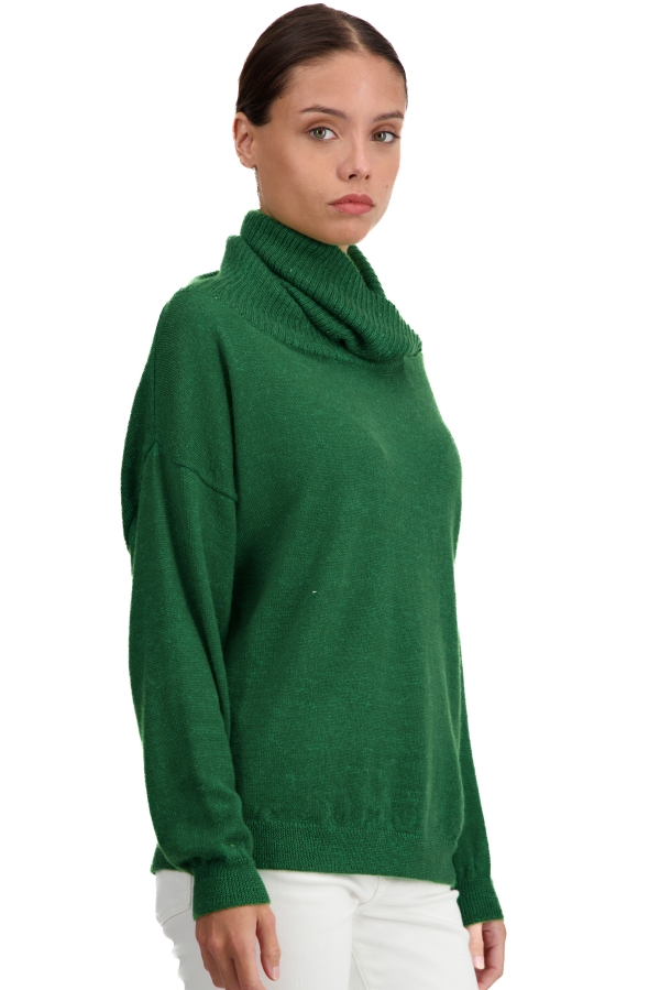 Baby Alpakawolle kaschmir pullover damen tanis green leaf 4xl